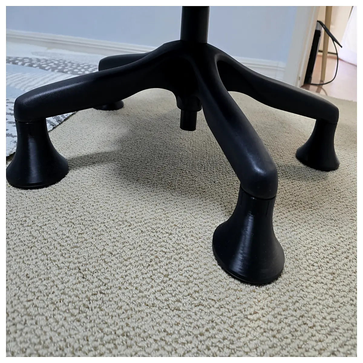 office chair caster wheels carpet glide pads hard floor protectors non slip rug sliders for ergonomic desk chair