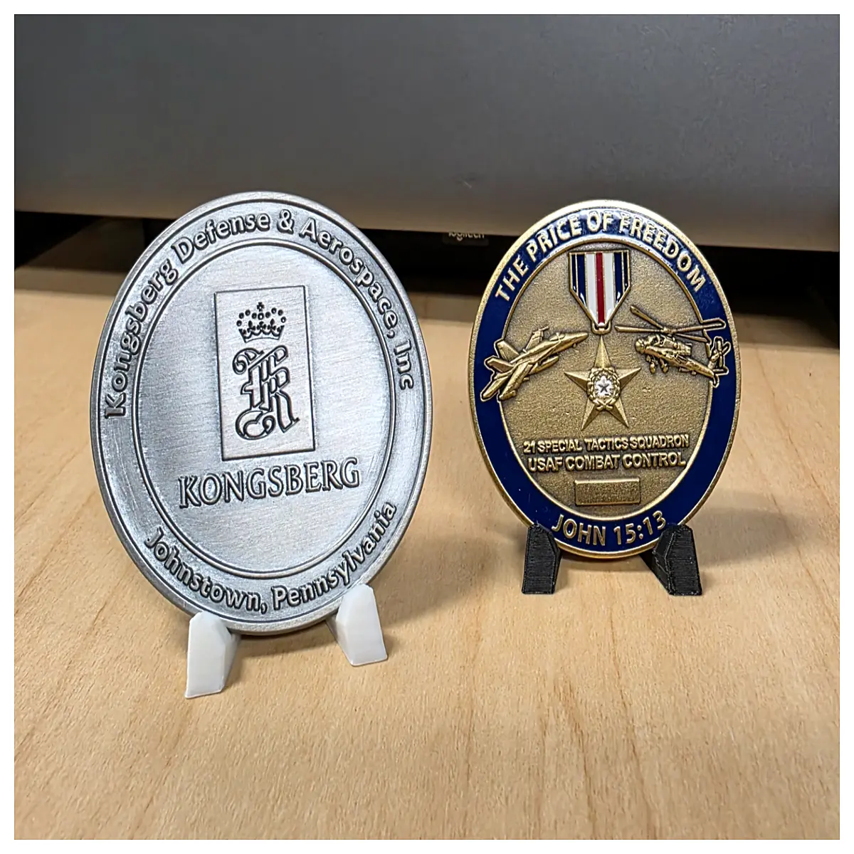 challenge coin single coin holder acrylic case collector showcase protective box