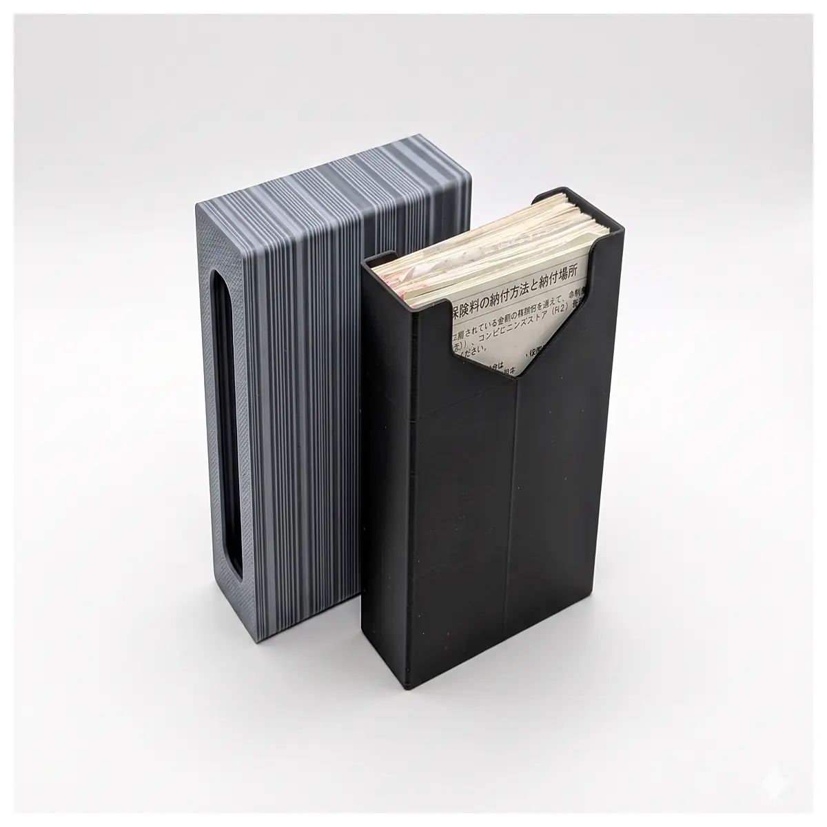 nokenpou receipt organizer holder folder document storage box for pension payment proof certificate filing case