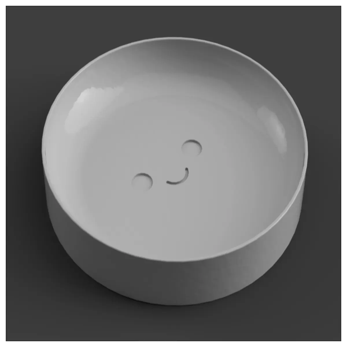 cute smiley face tray for desk kawaii organizer for makeup jewelry aesthetic storage box funny friends minimalist vanity accessory
