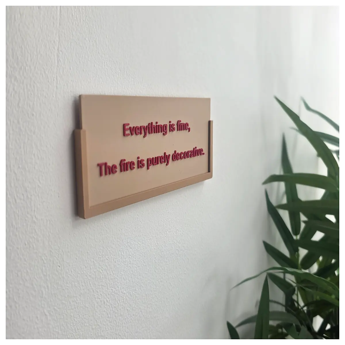 fire flame cardboard quote sign wedding party decor birthday prop funny motivational sayings backdrop