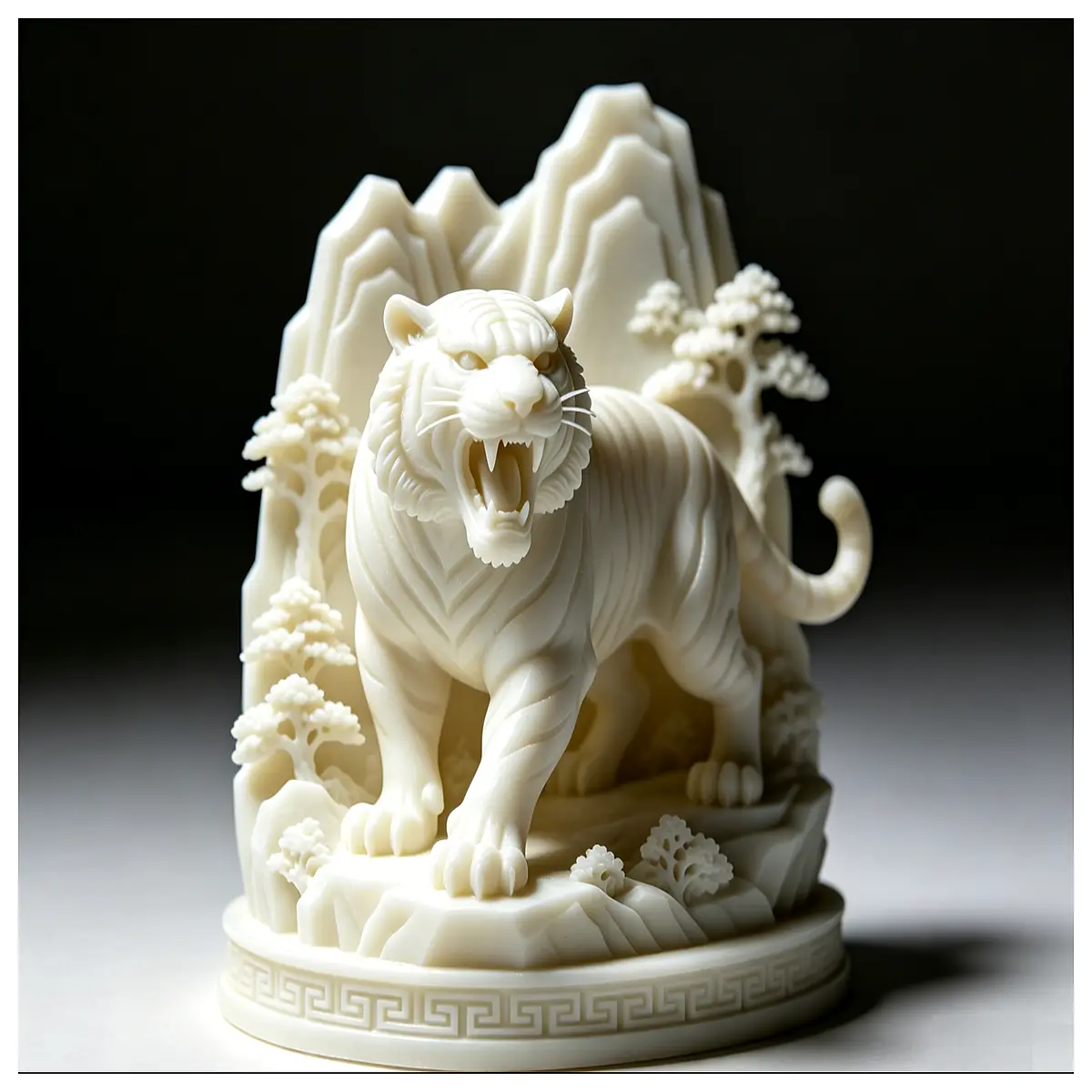 feng shui tiger statue desktop decor protective spirit animal figurine home office lucky charm wealth attracting tiger ornament