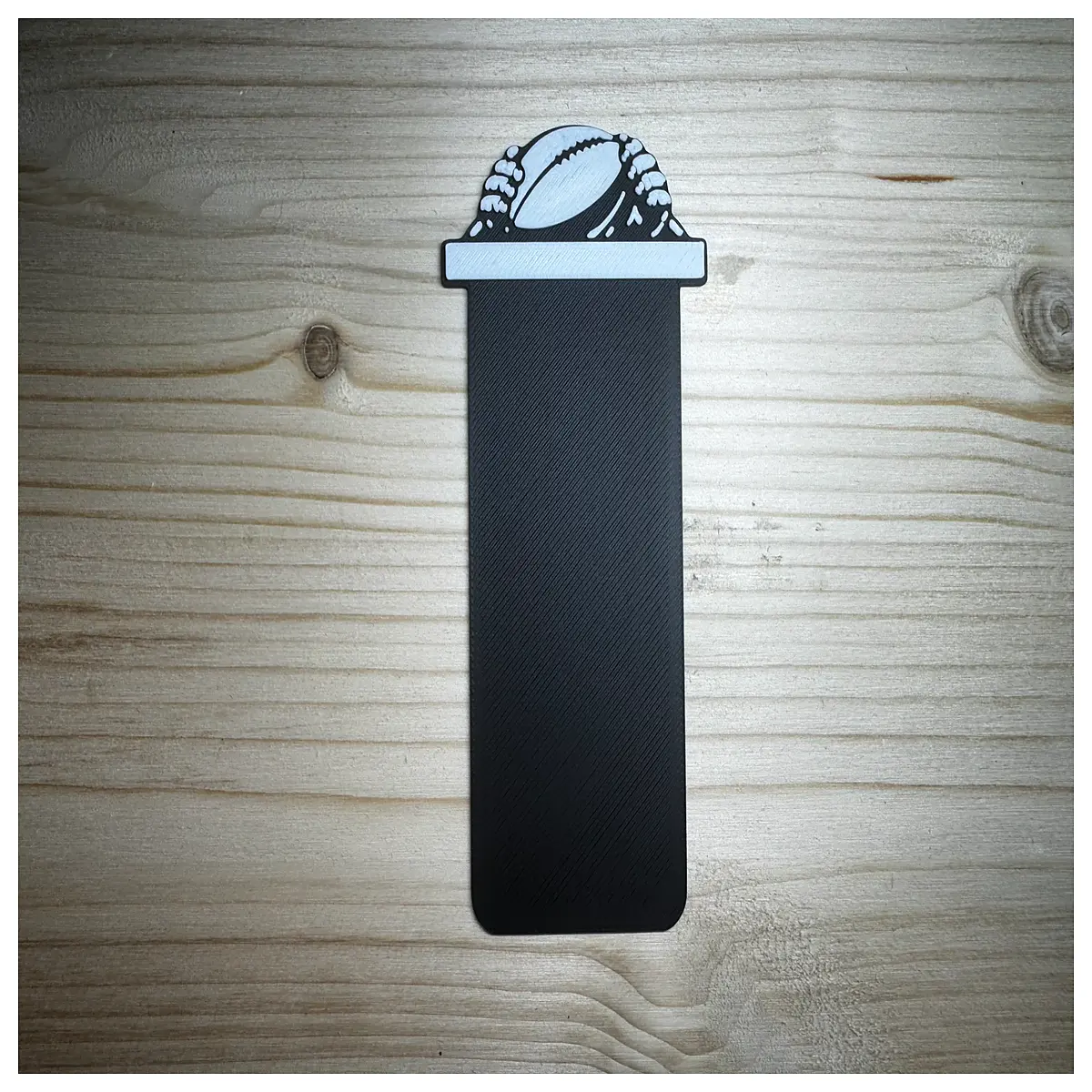 bookmark for sports fans rugby reading accessory game day study gift durable book marker for library
