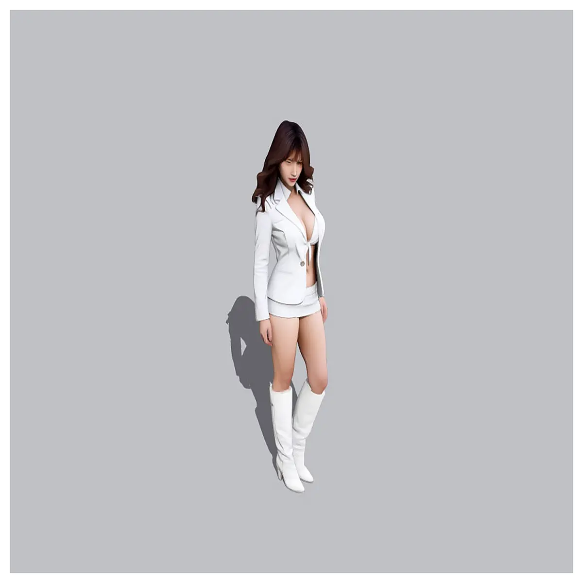 anime figure girl collector statue resin piece hobby fans