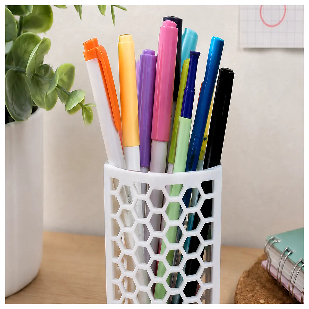 ceramic pen holder desk organizer vintage calligraphy brush rest office supplies storage