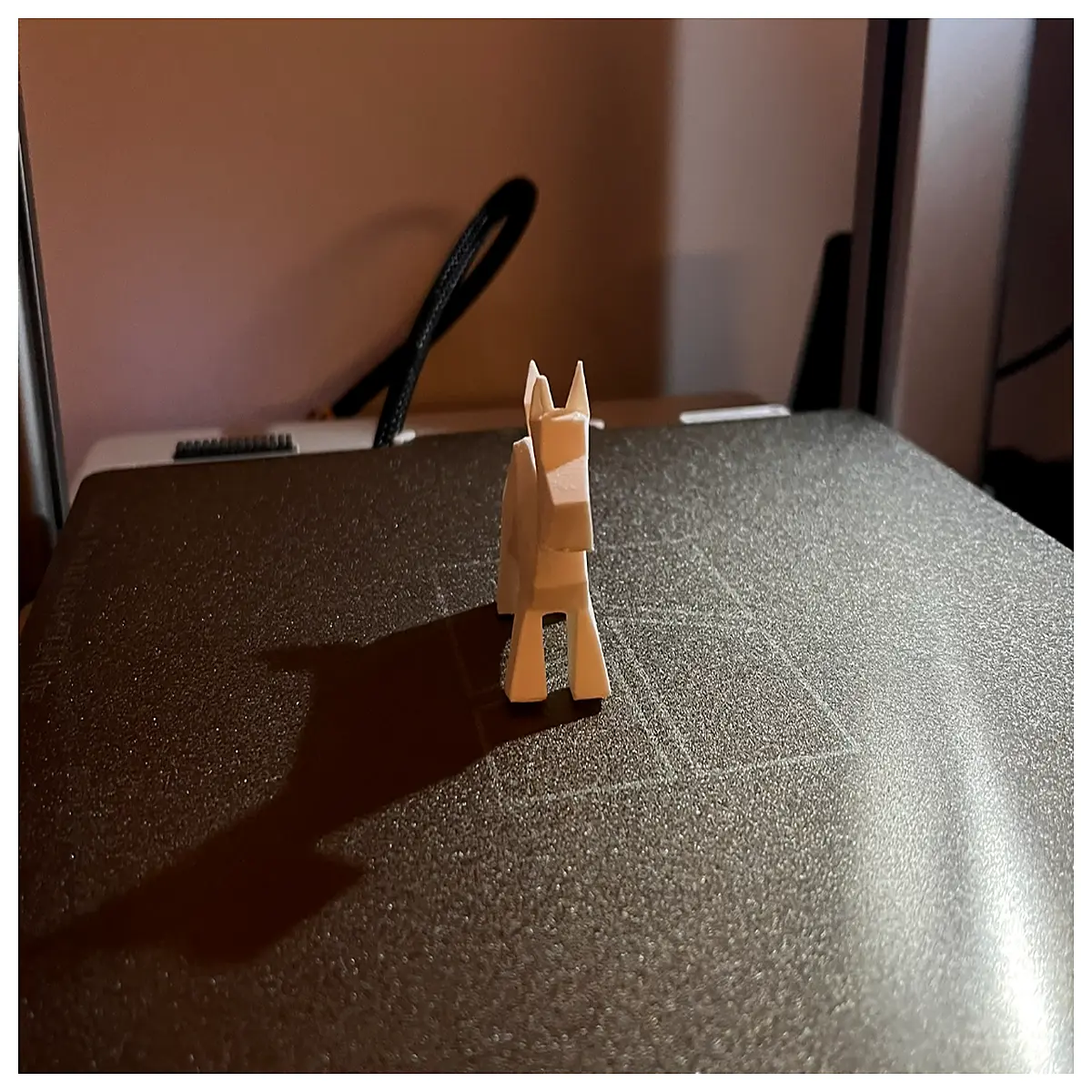 geometric dog figurine modern home decor abstract animal sculpture minimalist living room office desk accessory cute pet art gift