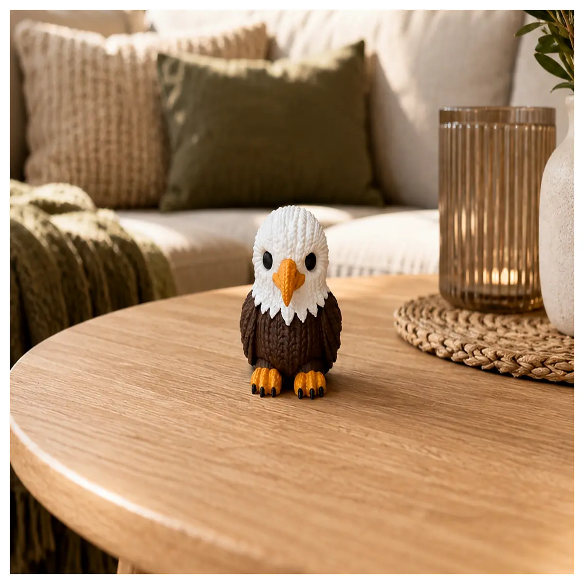 knitted sweater vintage bird print knitwear autumn winter owl pullover retro animal motif cardigan cozy graphic knit top