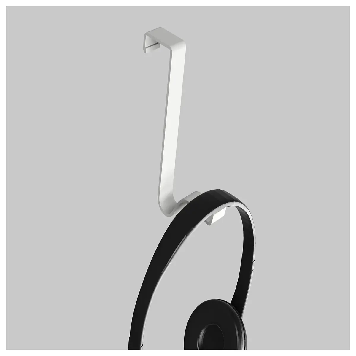 office cubicle headphone hook mount 40mm clip for desk partition panel organizer holder