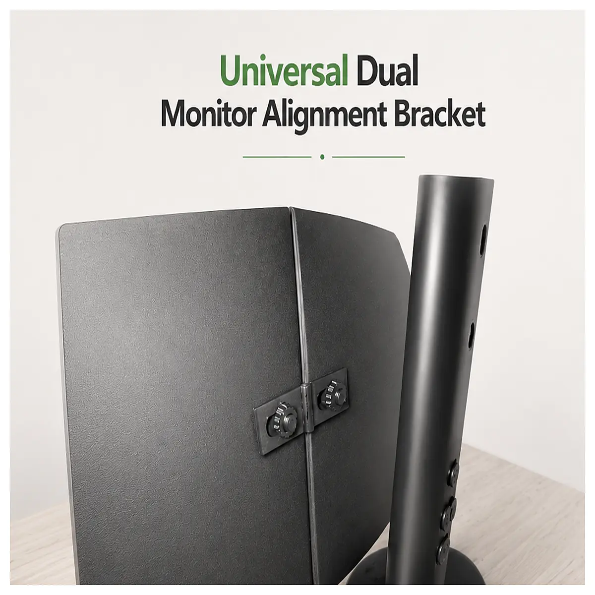 dual monitor mount adjustable arm desk riser for 2 screens universal fit ergonomic workspace organizer