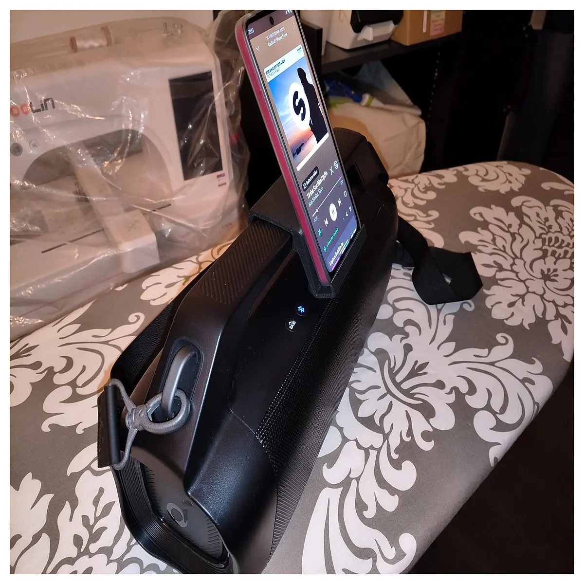 anker soundcore motion boom plus portable bluetooth speaker outdoor hiking camping waterproof bass music player with car mount strap
