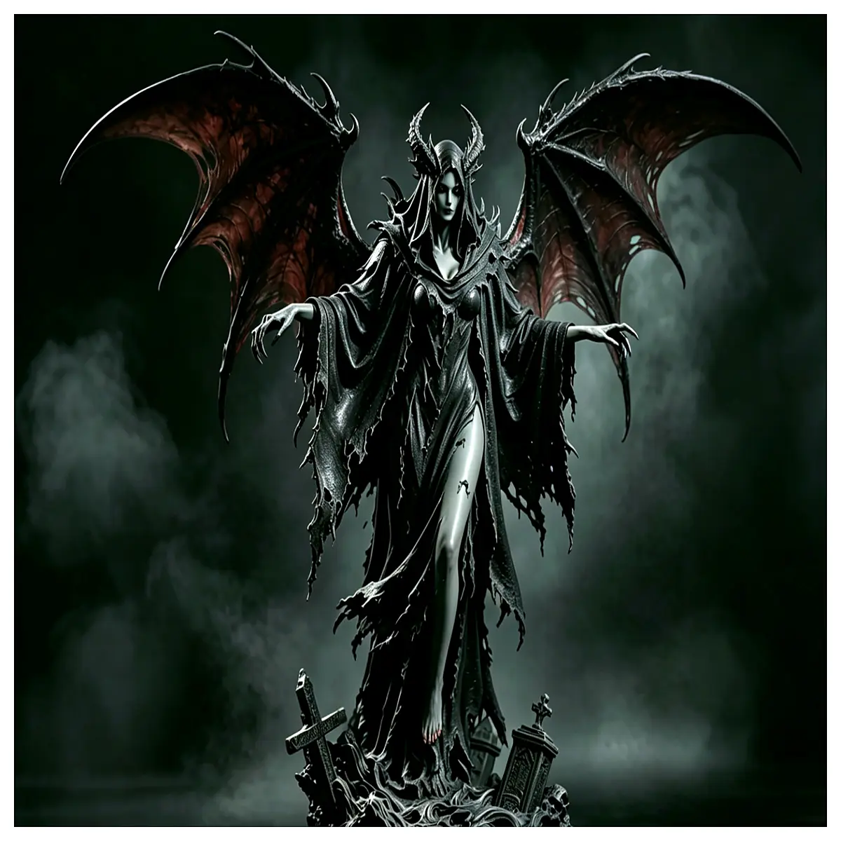 gothic vampire costume halloween party fancy dress women dark fantasy evil demon princess outfit cosplay