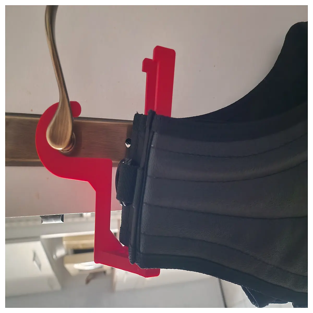 duty tactical coat hanger military gear organizer durable non slip shoulder pads for jackets uniforms storage rack