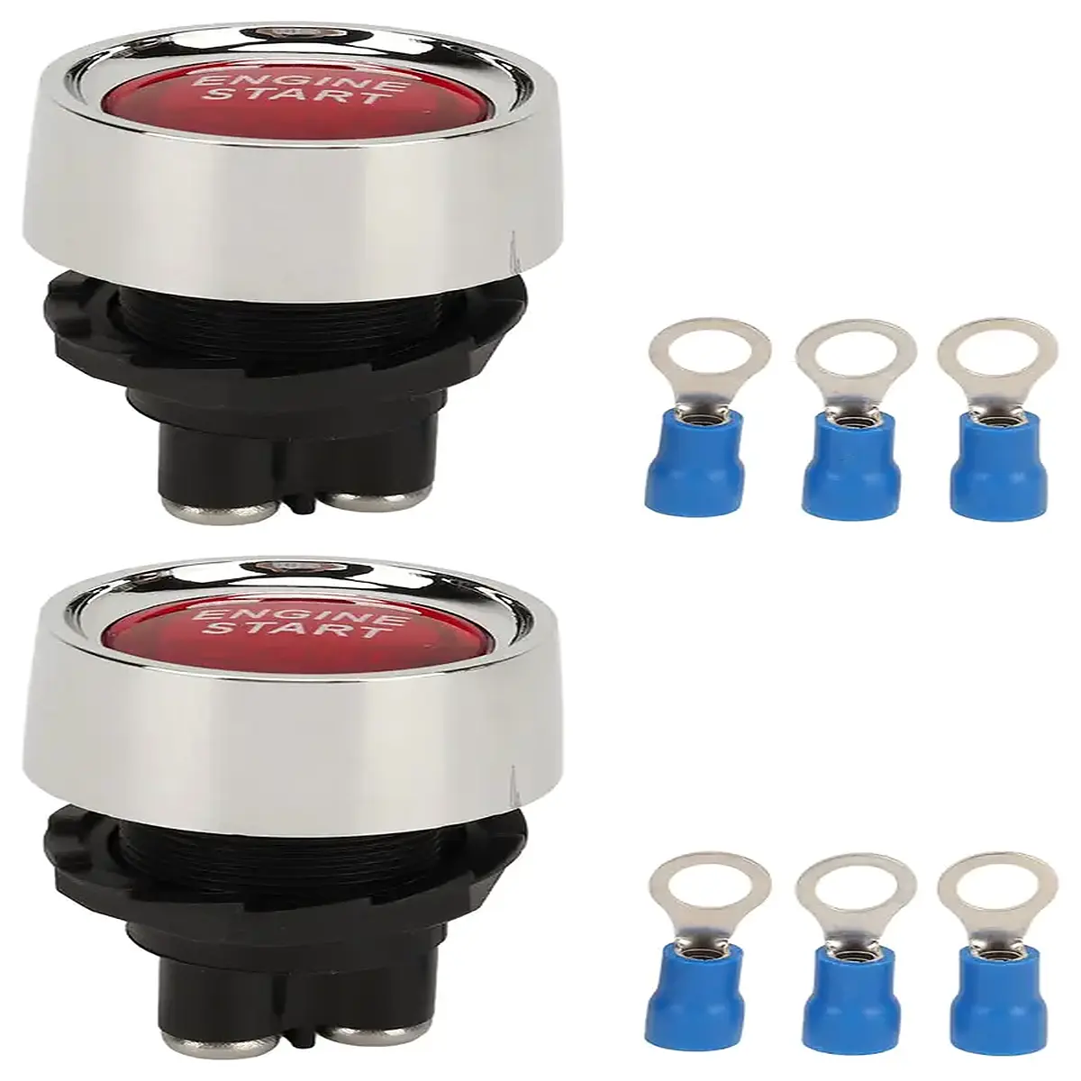 12V 红色红色发动机启动按钮 LJ