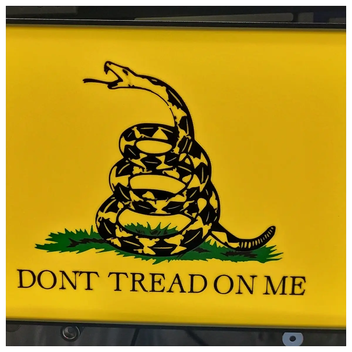 don t step on me gadsden flag light box vintage american patriotism decor historical political signage home office wall art unique gift for history bu