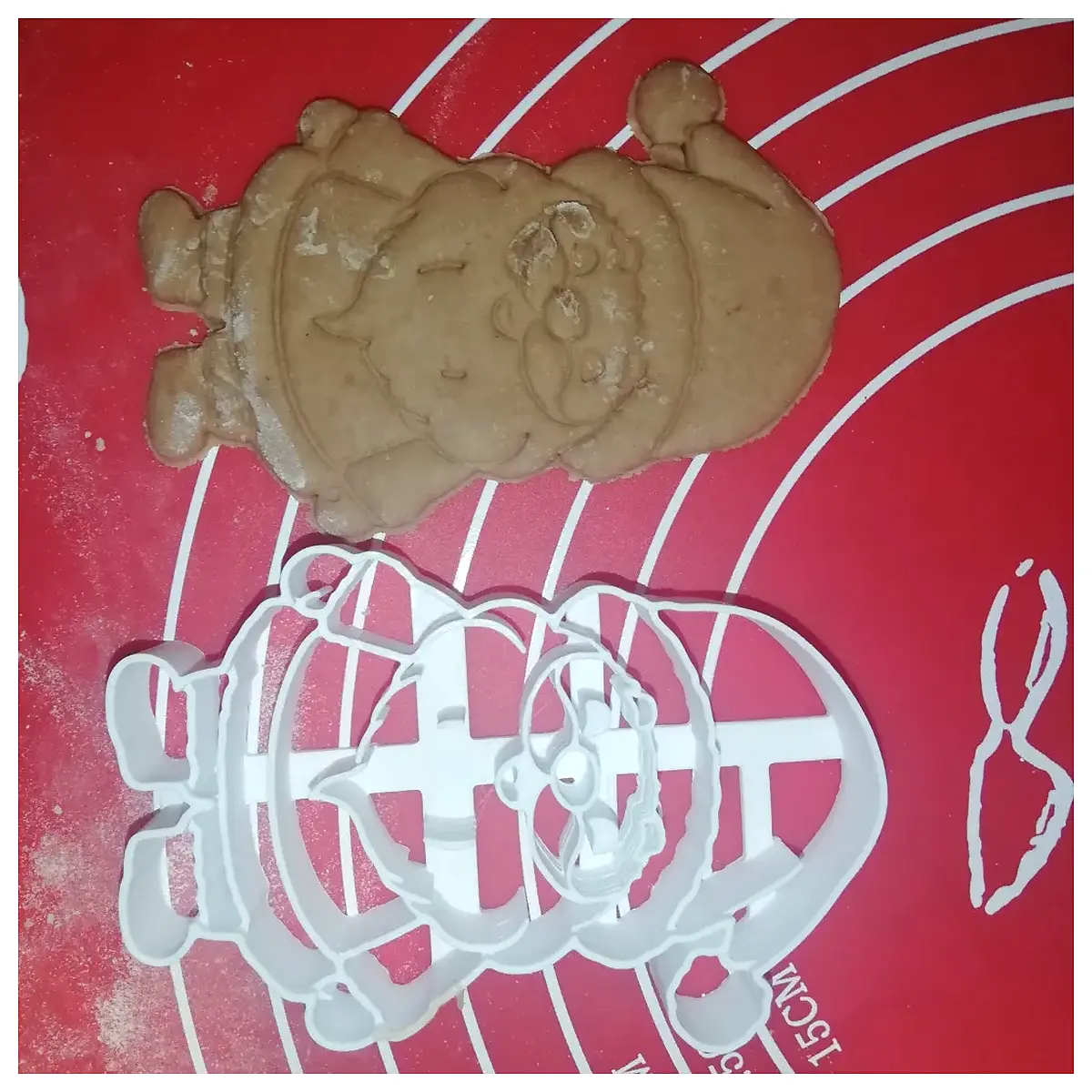santa claus cookie cutter stainless steel holiday baking tools christmas shapes