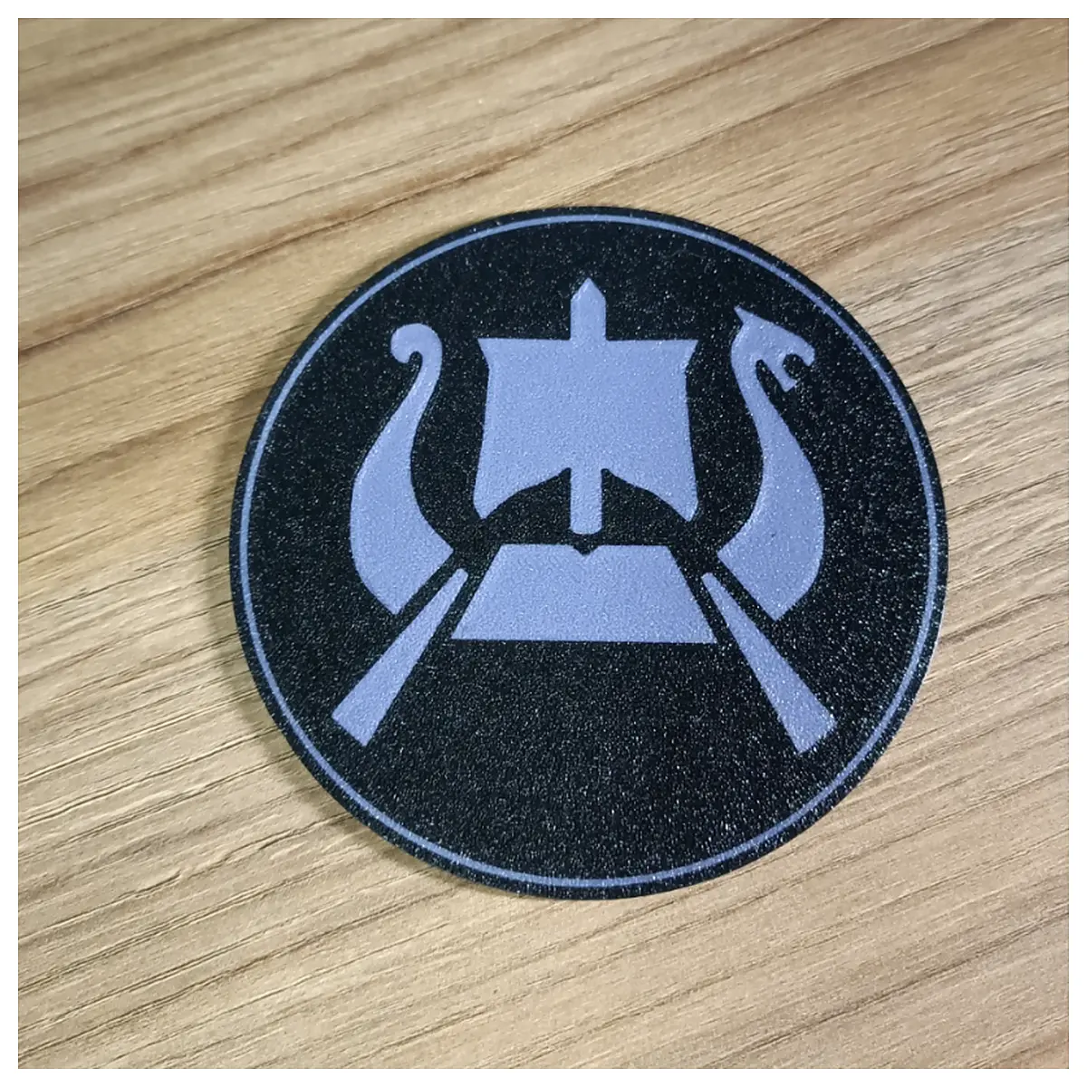 the witcher 3 skellige coaster set waterproof resin drink mat gamer desk accessory fantasy home decor gift for fans