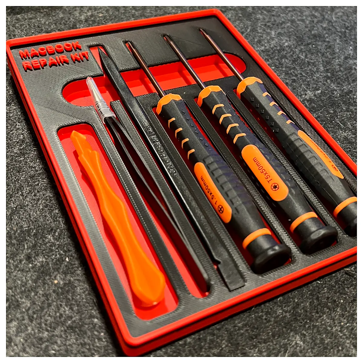 macbook repair 3x4 organizer box magnetic mat screw storage parts tray for laptop maintenance tools