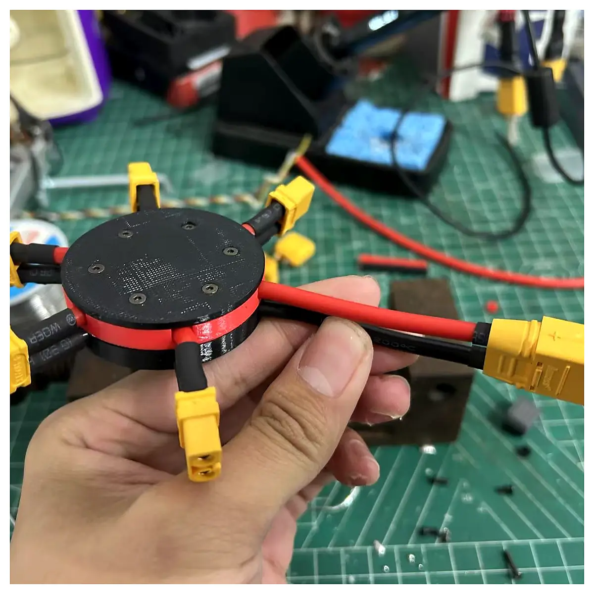 diy power distribution block 1 in 5 out copper busbar terminal strip for car audio wiring harness connector
