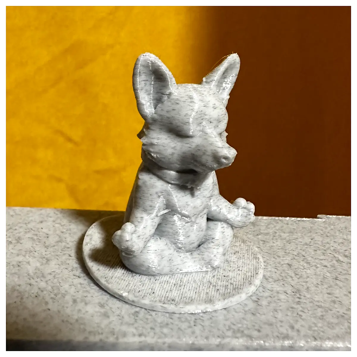 meditating corgi statue small desk decor zen garden ornament cute dog figurine home office accessory
