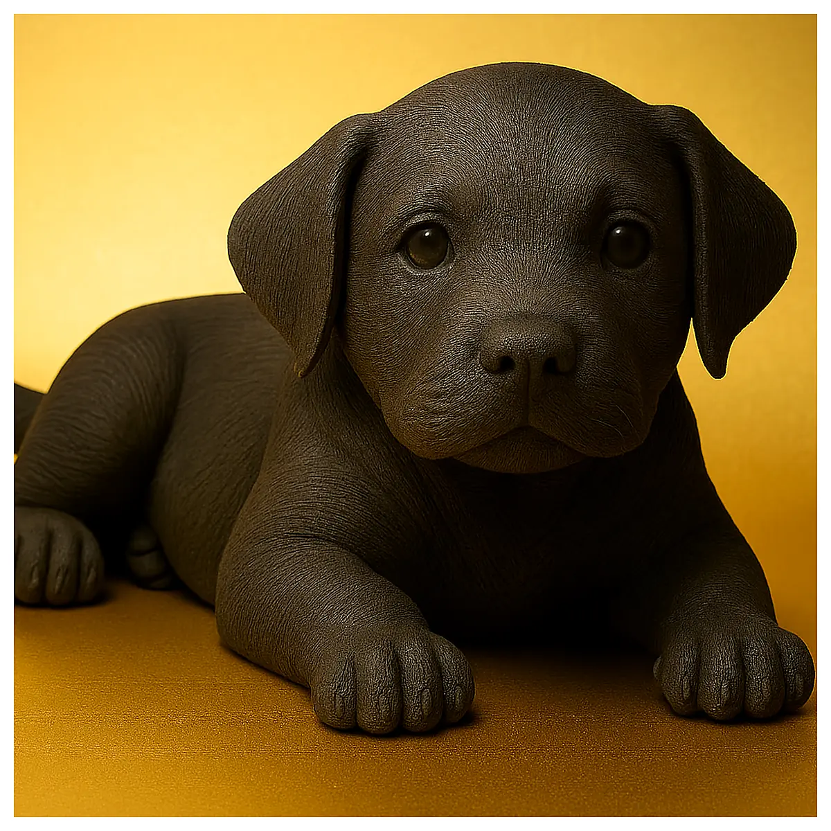 cute labrador dog statue home decor resin animal figurine for shelf funny pet lover gift realistic puppy sculpture indoor ornament