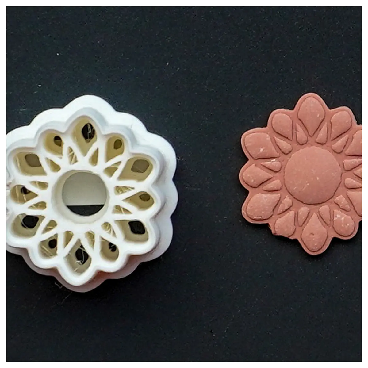 flower clay mold resin jewelry making diy earring necklace casting silicone mold craft supplies