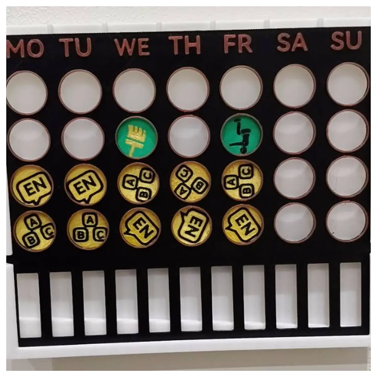 task board coin system tracker for kids behavior rewards chart printable motivation sticker log
