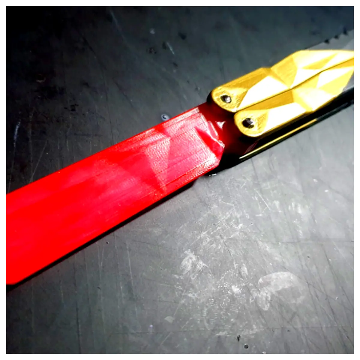 2022 champion butterfly knife trainer stainless steel practice blade tactical folding pocket knife for beginners self defense tool