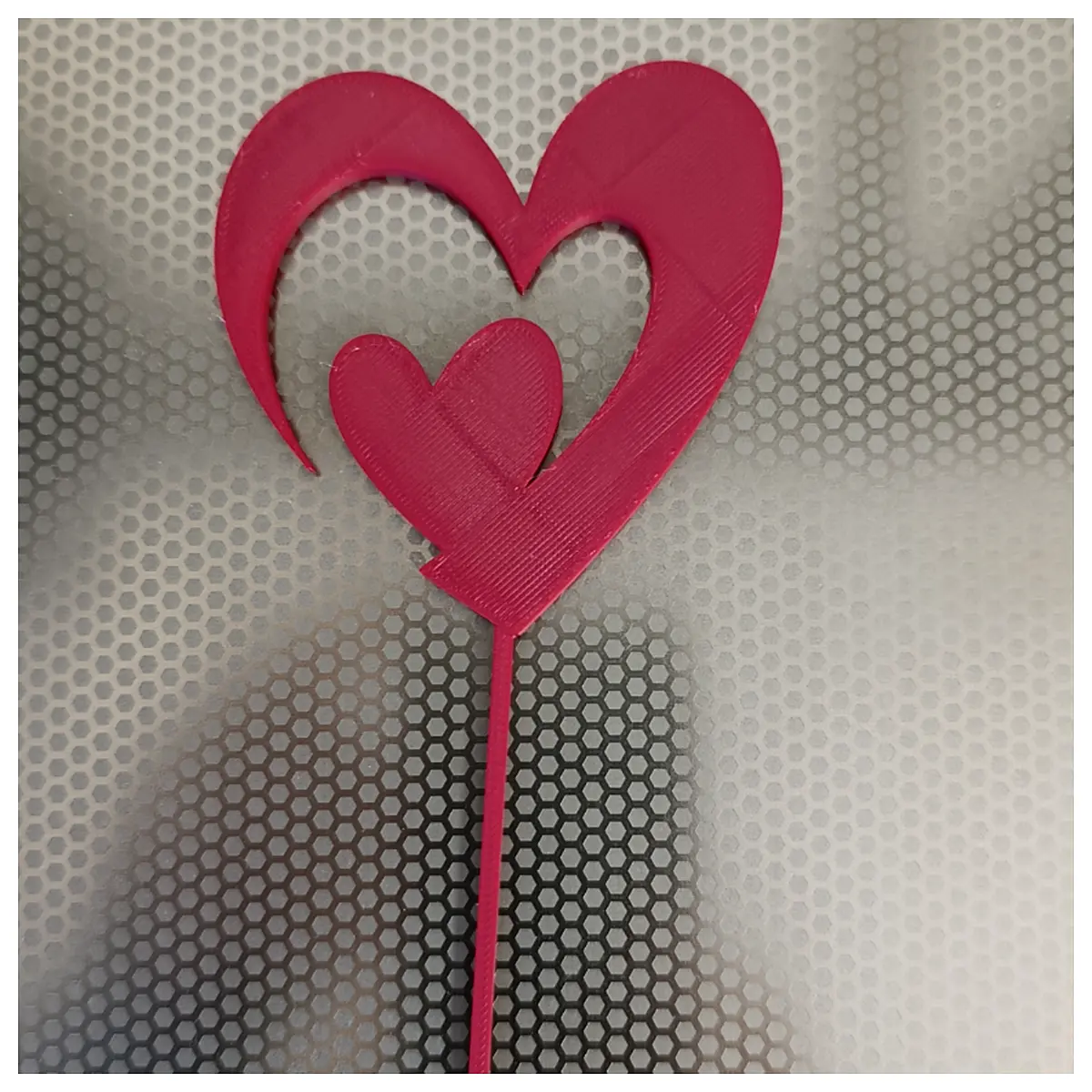 heart shaped cake toppers for birthday party decorations romantic valentine s day dessert inserts cute love themed cupcake picks wedding reception tab