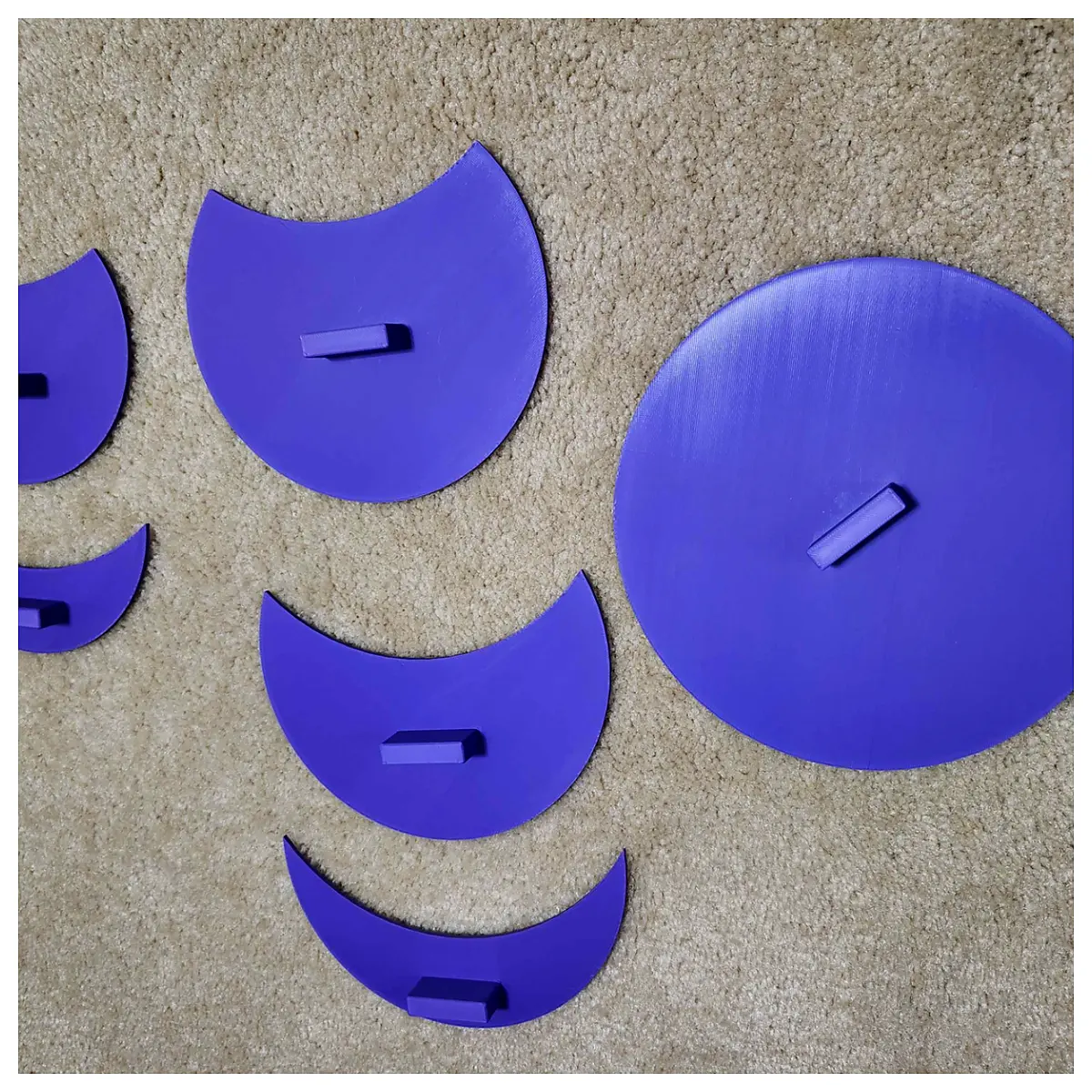 200mm circle crescent stencil set for concrete forms plasterboard cutting template drywall patch repair guide masonry layout tool construction marking