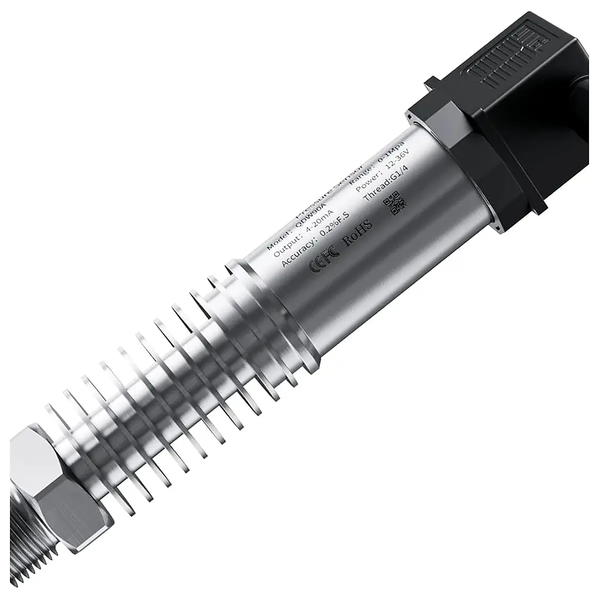 4-20mA 0-10V RS485 高温压力变送器 0-10bar 0-25bar 水油压力传感器 NPT1/2 传感器 0-10V G1-2,0-1.6Mpa