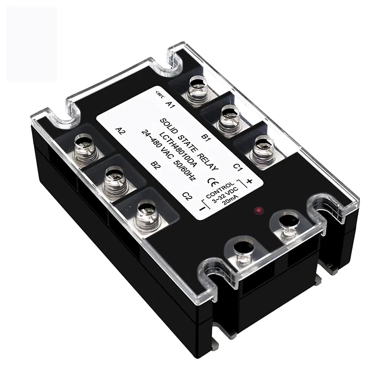 Compatible with Three Phase Solid State Relay SSR 3 Phase 10A 25A 40A 60A 80A 100A 120A 150A 200A AC Control DC 25DA 380VAC AA,25A