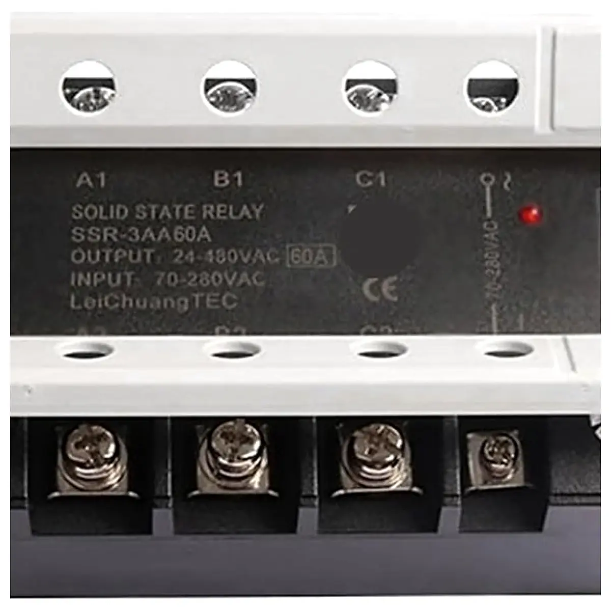 KNMRFCZDO 3 Phase Solid State Relay 10A 25A 40A 60A 80A 100A 120A DC Control AC AC Control AC Three Phase Control Relay 3 32VDC 80A