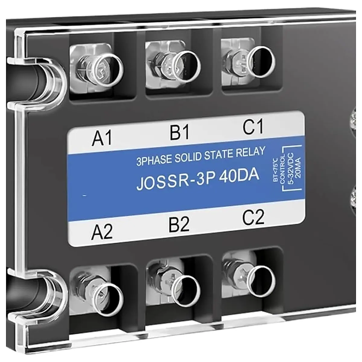 3 Phase 10A 25A 40A 60A 80A 100A 200A SSR 3 32V DC Control 24 480V AC Relay JOSSR 120DA