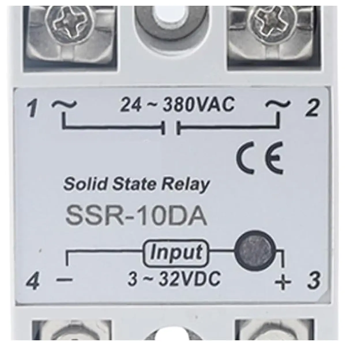 10DA 25DA 40DA DC Control AC White Shell Single Phase With Plastic Cover
