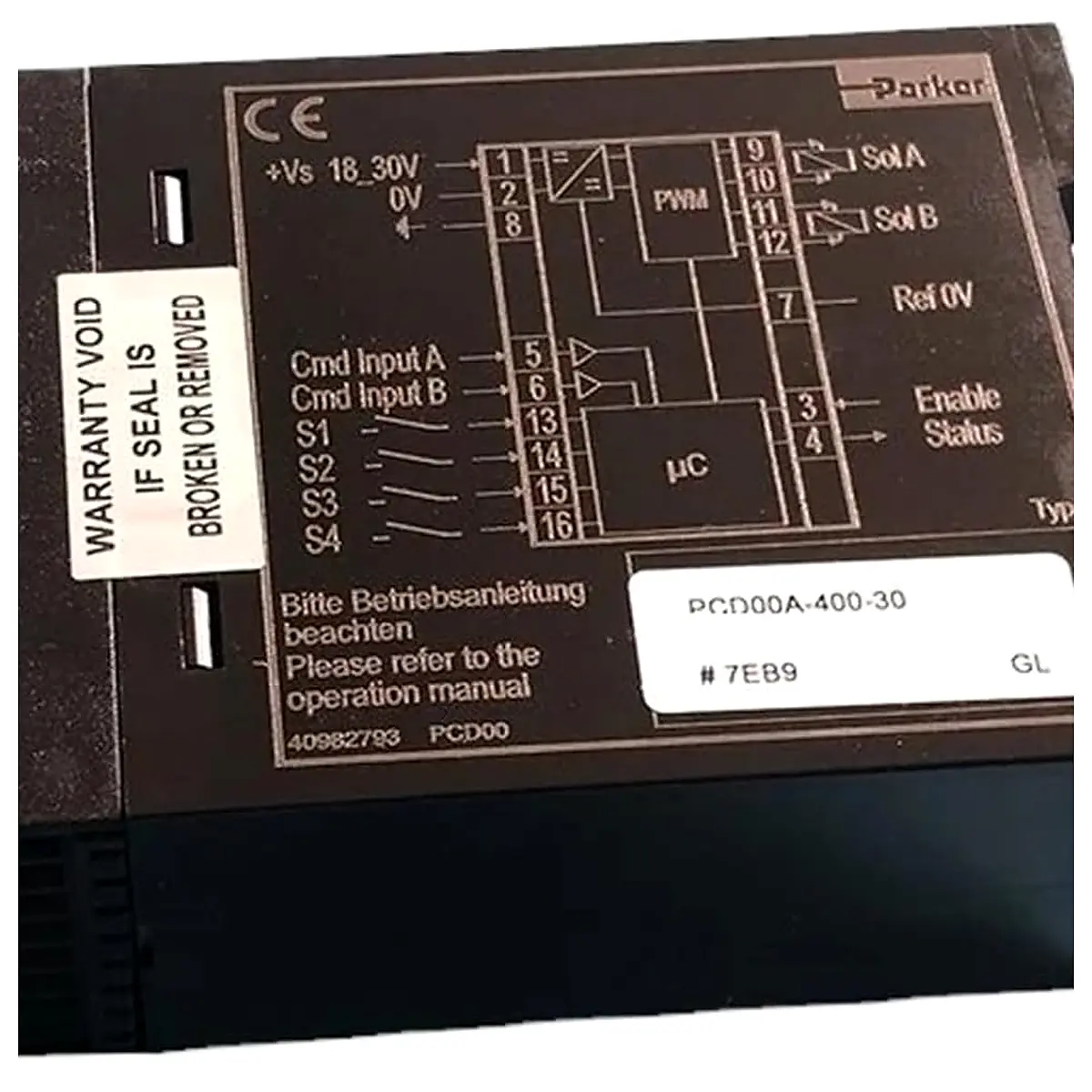 Proportional valve amplifier PCD00A 400 PWD00A 400 proportional valve amplifier hydraulic drive controller PCD00A 400