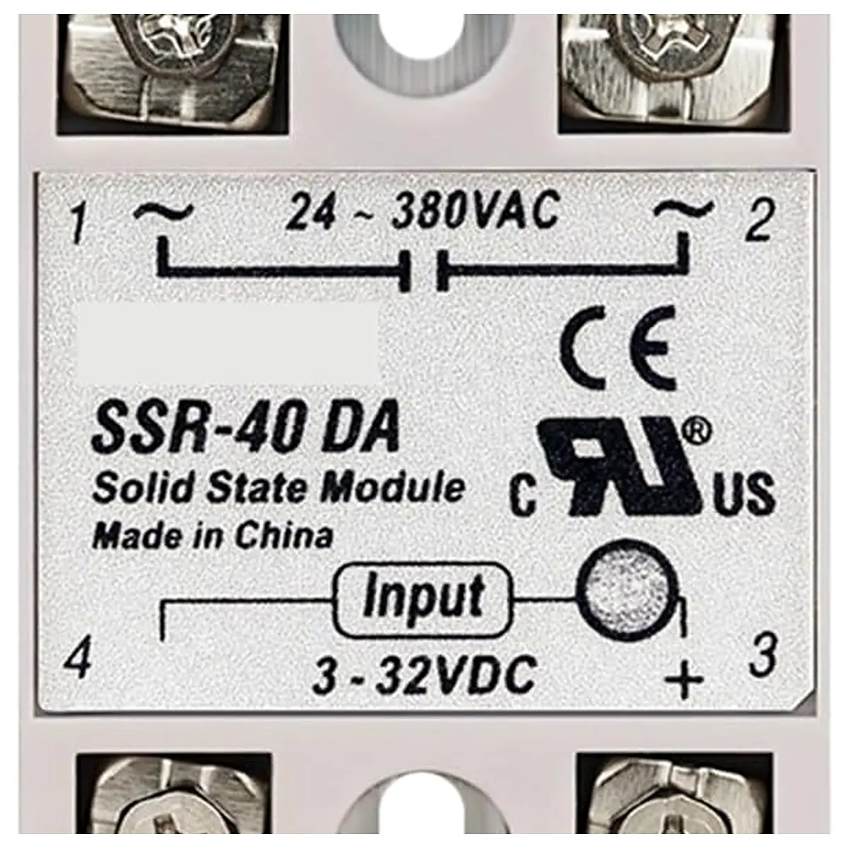 SSR 25DA SSR 40DA SSR 40AA 10A 25A 40A 60A 80A 100A Solid State Relay 1Pcs