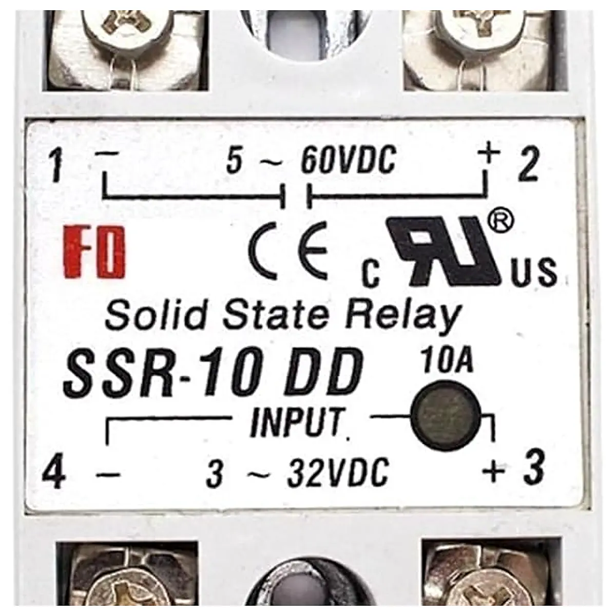 Solid State Relay 12V 24V SSR 10DD SSR 25DD SSR 40DD 10A 25A 40A 3 32V DC to 5 60V DC SSR 10DD 25DD 40DD Relay Power Supply 40DD