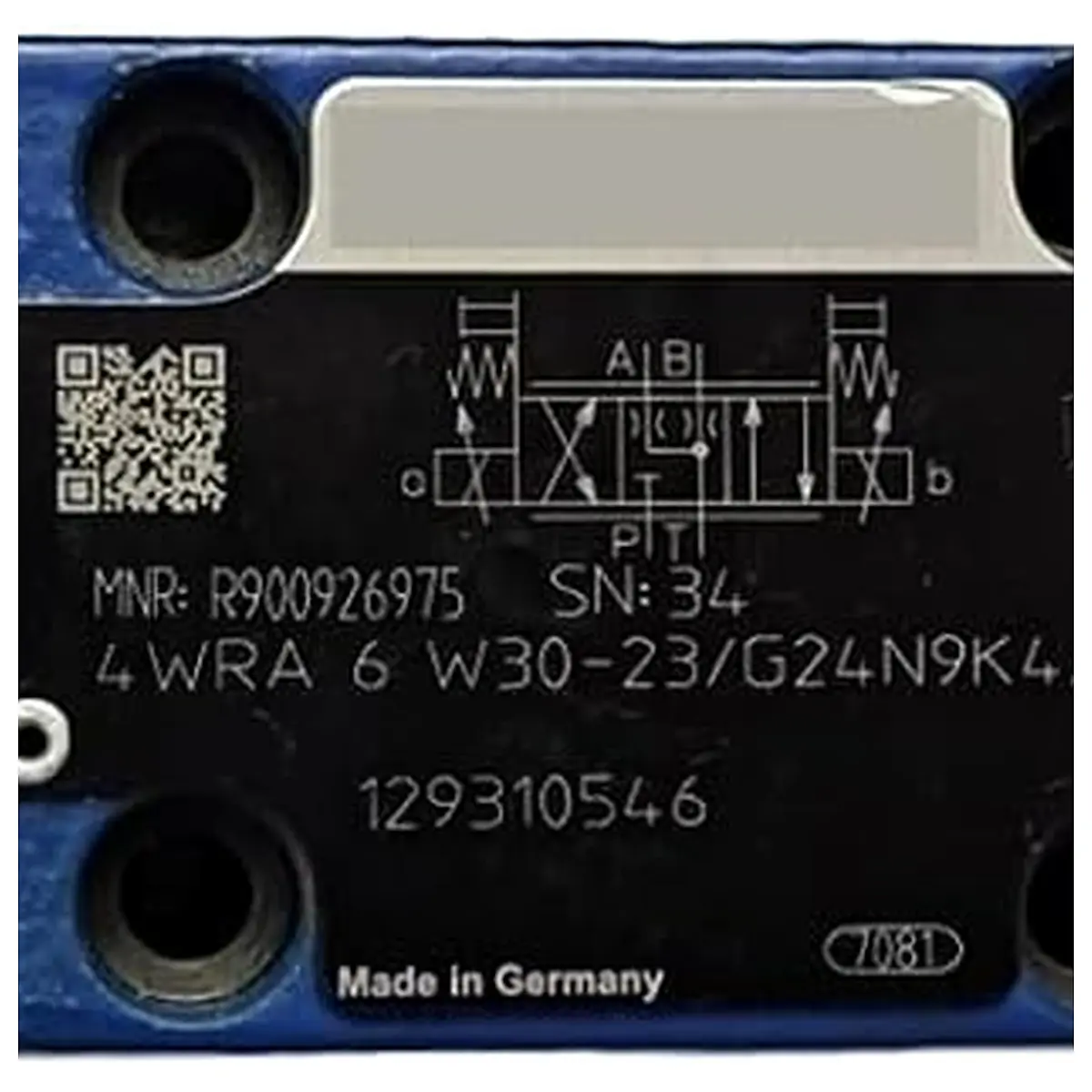 Proportional directional valve R900926975 4WRA6W30 2X G24N9K4 V 589