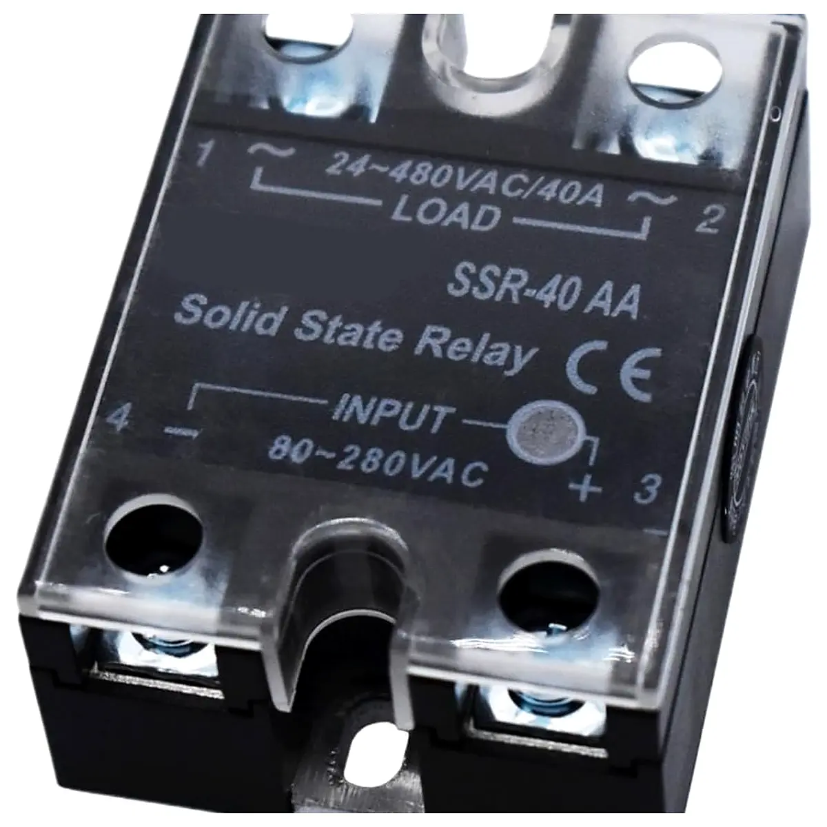 SSR AC Control AC 110V 220V Input 24V 480V Load 10A 40A 100A 120A High Current Solid State Relay 220V AC SSR 10AA 10A