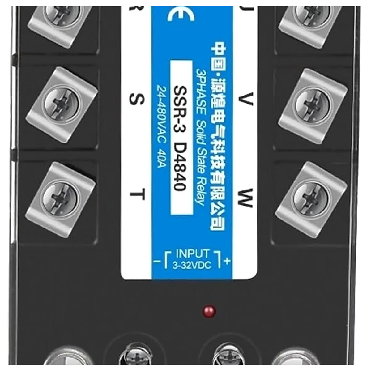 10A 25A 40A 60A 80A 100A 120A 150A 200A Three Phase Solid State Relay 3 32VDC SSR Single Phase DC Control AC AC Control AC DC AC,10A