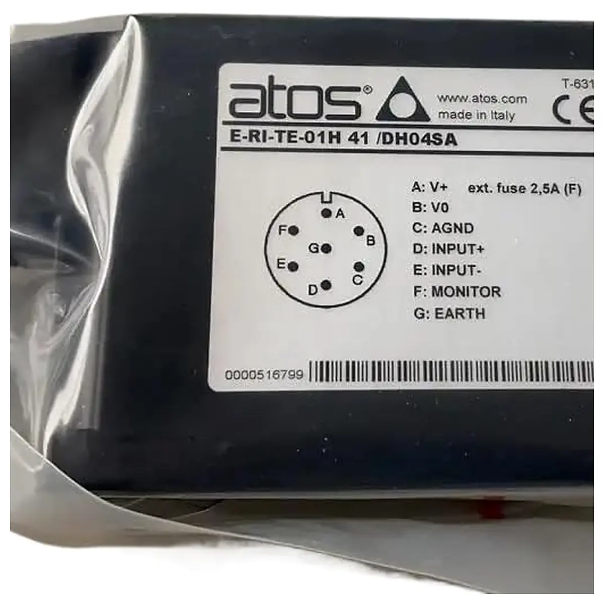 Compatible with ATOS E RI TE 01H 41 DH04SA Amplifier for Proportional Valve Made in Italy E R1 TE 01H 41 E RI TE 01H 41 DK14SC E RI TE 01H 41 DH04SA