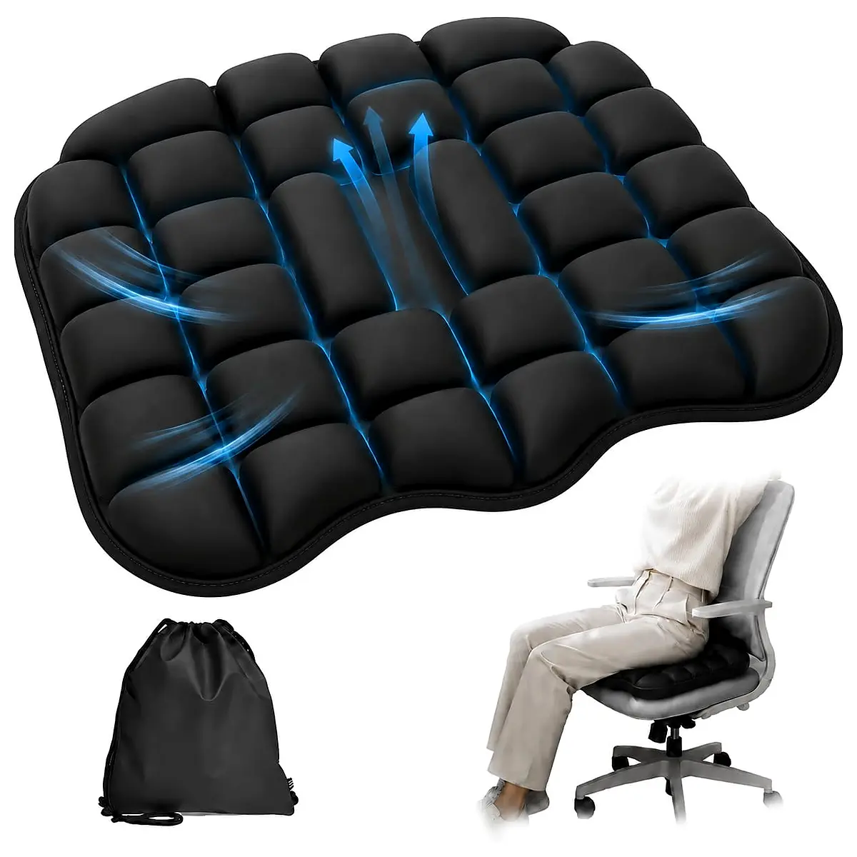 Airplane Seat Cushion, Inflatable Travel Seat Cushion