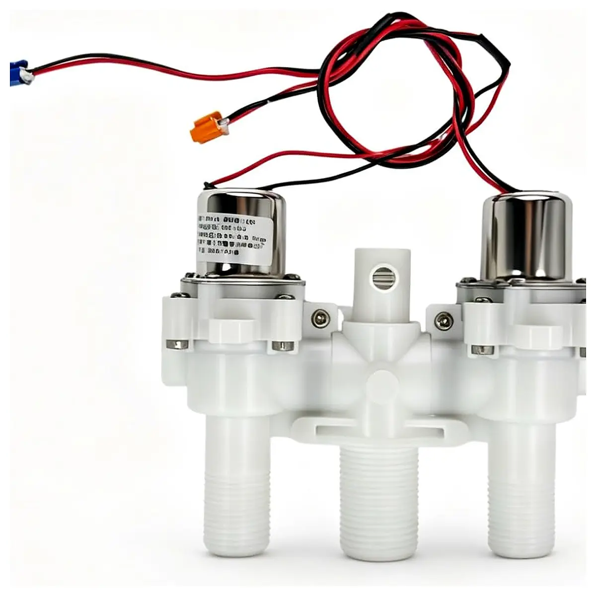 12V DC Dual Solenoid Water Valve Manifold ZNF DC12V 0.5 8Bar