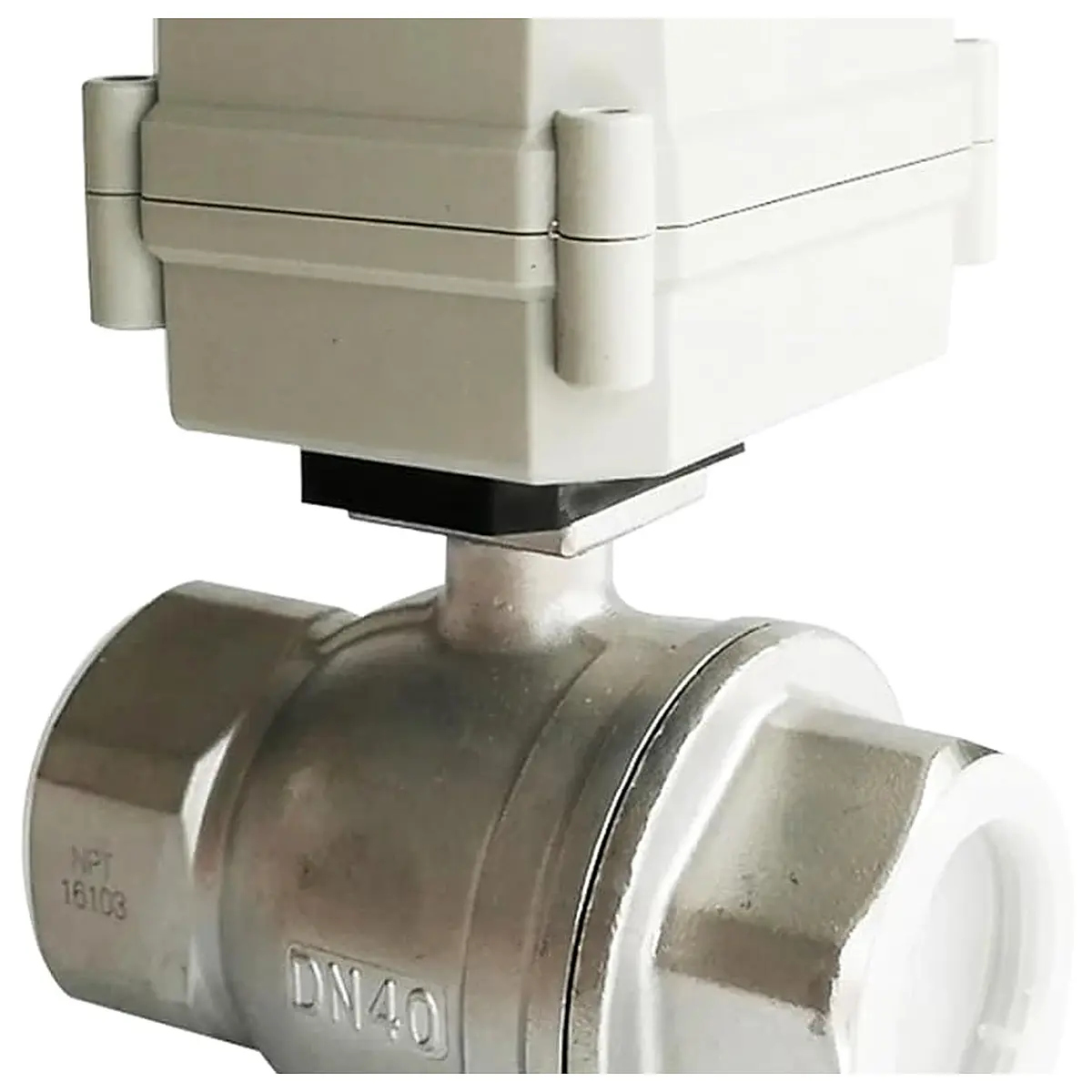Stainless 1 1 4 DN32 AC110V AC220V Normally Open Normally Closed Electric Water Valve 10Nm Actuator On Off 15 Sec B1sp,AC CR202 NORMALLY OPEN