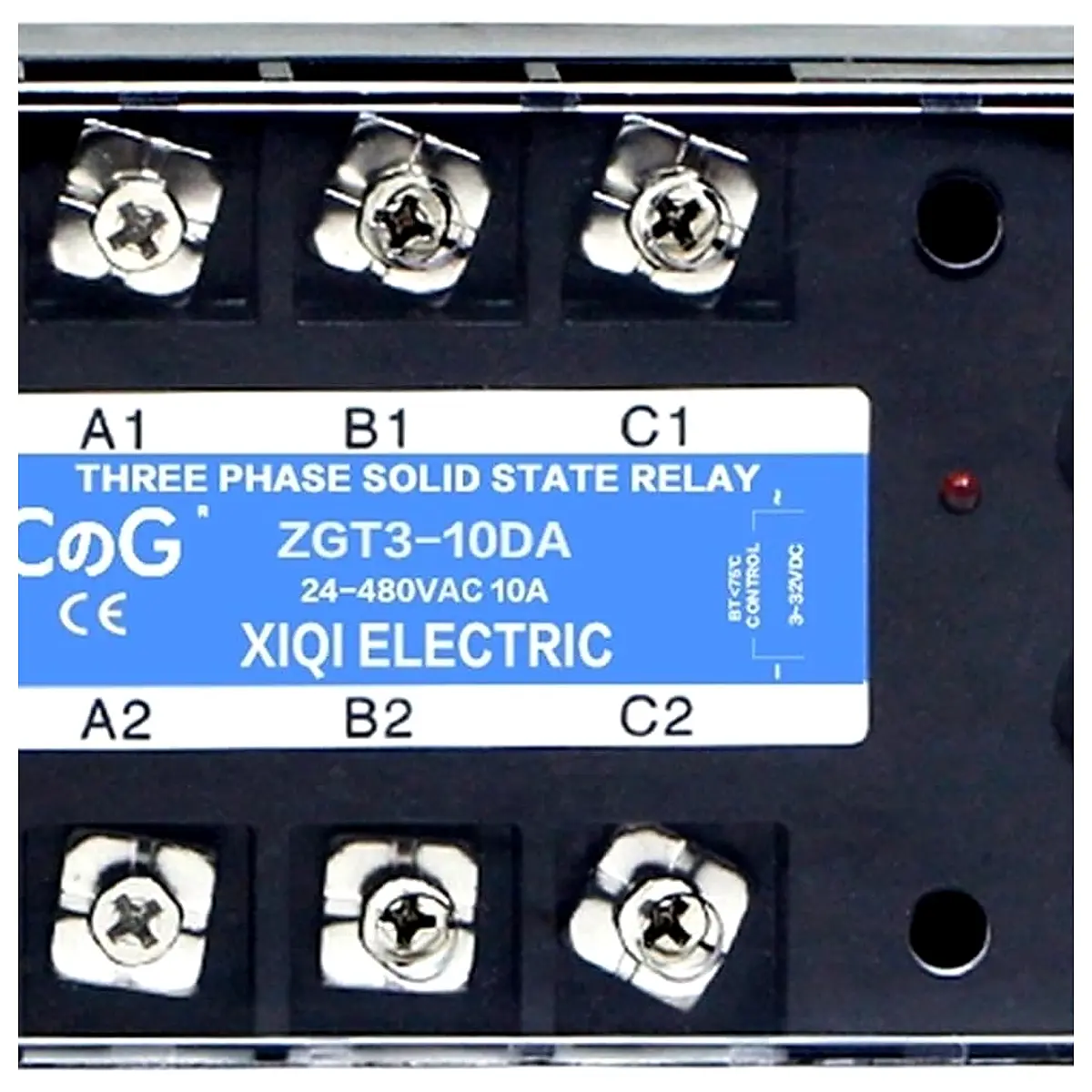 3 Phase 10A 25A 40A DA 60A 80A 100A 150 200A Three Phase SSR 3 32V DC Control 24 480V AC Solid State Relay SSR AC Three DC AC 60DA