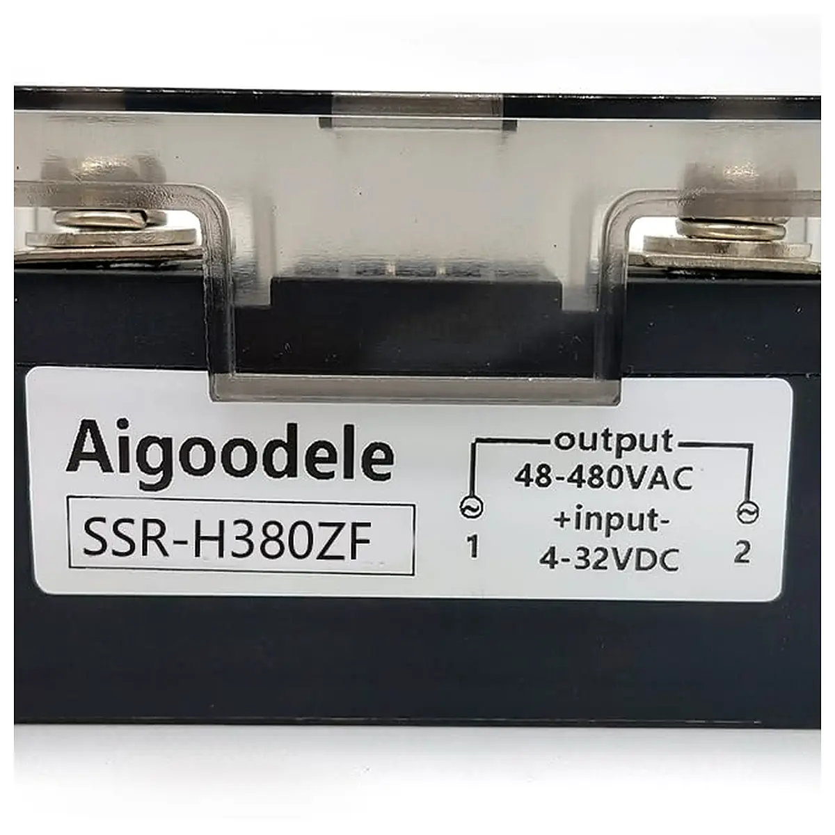 AC 380V 80A 3 Phase Solid State Relay, H380ZF DC to AC Input 3 32V DC Output 480VAC, Enhanced Controlling Solid State Relay Module
