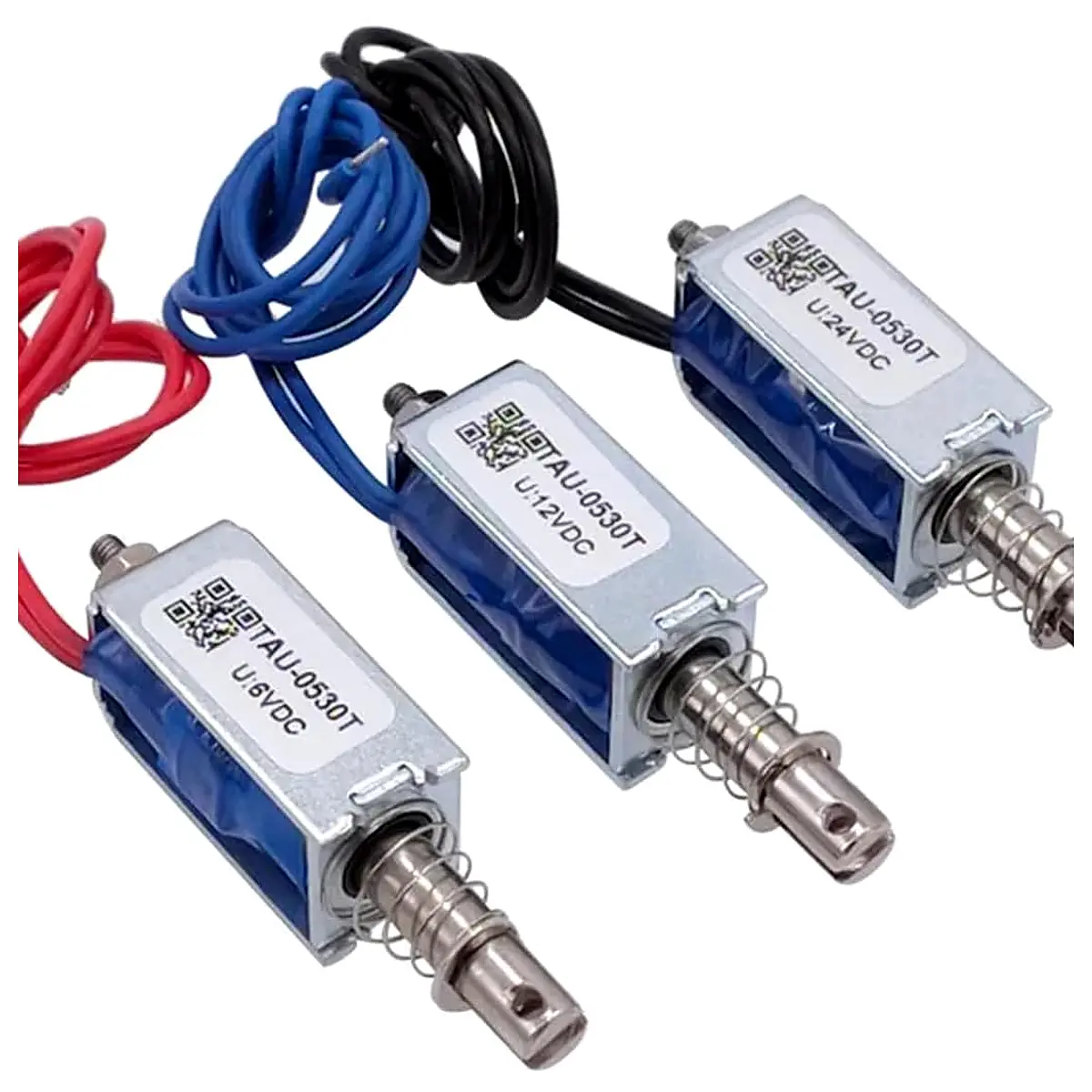Magnetic Solenoid TAU 0530 Open Frame Electromagnet TAU 0530T TAU 0530B Stroke 10mm 1Pcs TAU 0530T 24V