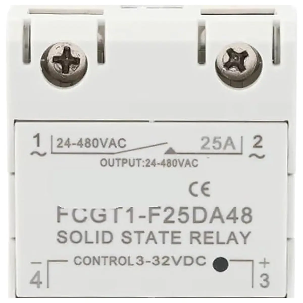 DC Control AC 10A Single Phase Ultra Thin SSR Solid State Relay with Heat Sink