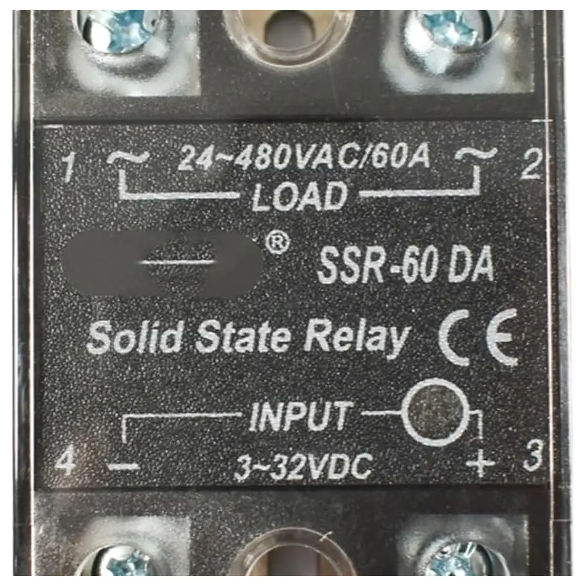 10A 25A 40A 80A 100A 120A High Power to AC SSR Solid State Relay 12V Module 230V AC Load 3 32VDC Input SSR 60DA 60A