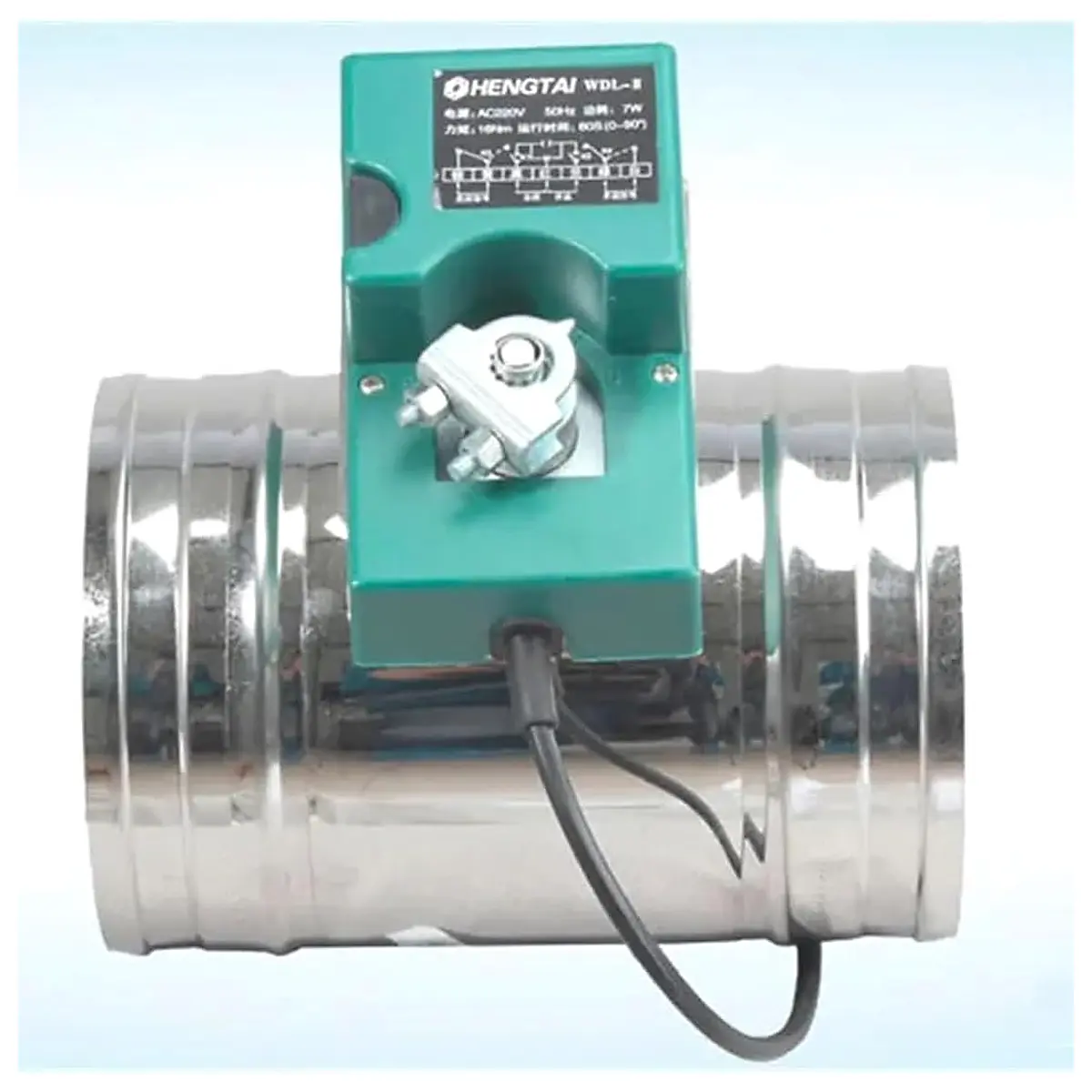 100MM Proportional Air Valve with 16Nm Drive Air Damper Actuator with 5 Position Controller 220V Switch 60S